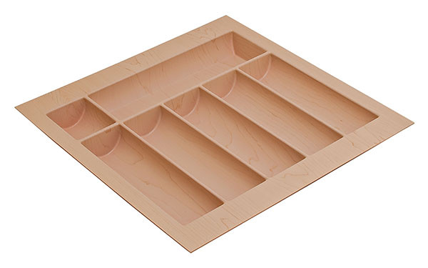 Cutlery Tray, plastic, maple, w450-550 x d490-540mm