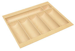 Cutlery Tray, plastic, maple, w600-700 x d490-540mm