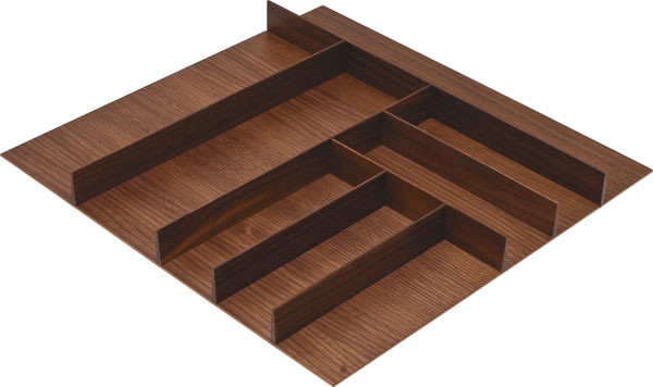 Fineline Cutlery Insert, walnut, 548 x 424 x 49mm
