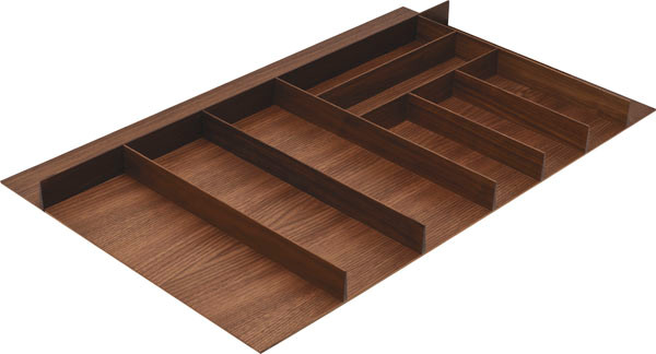 Fineline Cutlery Insert, walnut, 853 x 424 x 49mm