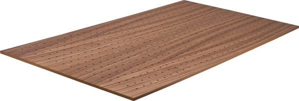 Fineline Base Plate, walnut, 1016 x 559 x 9mm