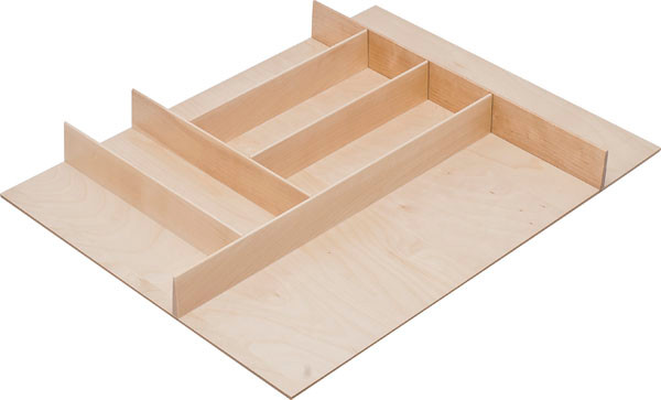 Fineline Cutlery Insert, birch, 395.5 x 424 x 49mm