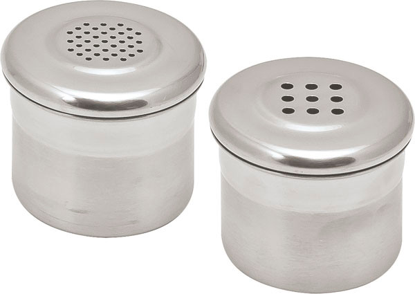 Fineline Container Set, stainless steel, with lids (6 pieces)