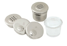 Fineline Container Set, glass, with glass lids, (5 pieces)
