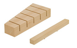 Knife Holder Set, beech, 174mm