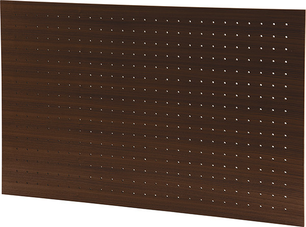 Fineline Pegboard Kit, with 12 round posts, walnut, 864 x 559 x 9mm