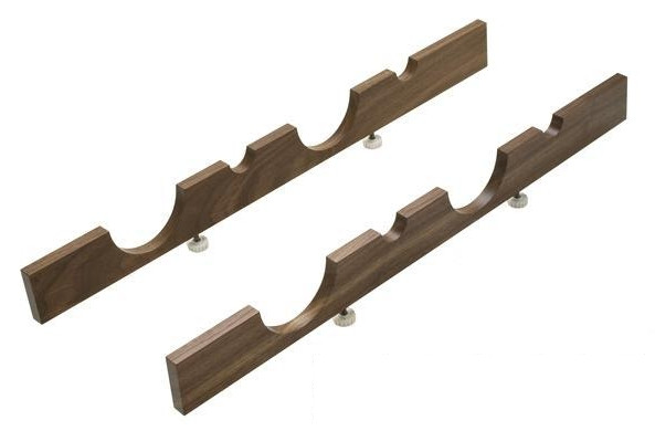 Fineline Wine Holder Set, walnut, 559 x 50 x 12mm
