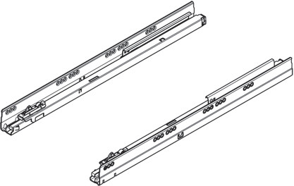 Tandembox Plus 558. Cabinet Profiles, For 350Mm (14") Drawer, Pair