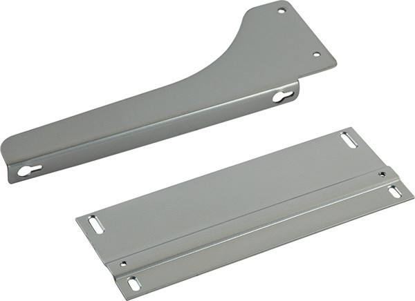 KV PDMKTPT Door Mount Bracket Kit, steel, frosted nickel