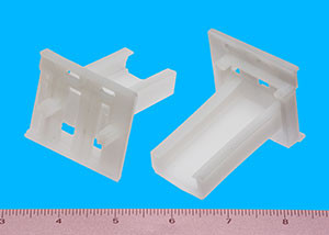 Adjustable Rear Self Closing Socket Left 1" X 7/16" X 2-3/8" w/ 8mm pegs, Pkg of 50