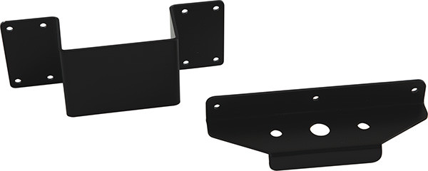 ATS Slab End Bracket Set, steel, black