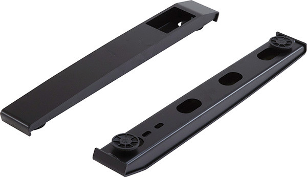 Adjustable Table System Electric, feet and top support set, black