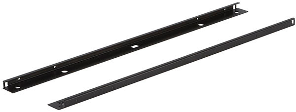 Adjustable Table System Electric, J-channel set for 48" wide table, black