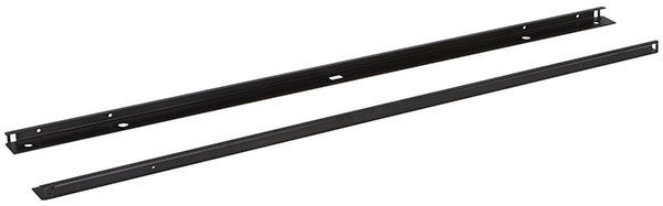 Adjustable Table System Electric, J-channel set for 60" wide table, black