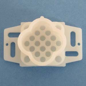 Center Mount Rear Socket 1-1/16" X 1-1/16" X 1/2", Pkg of 500