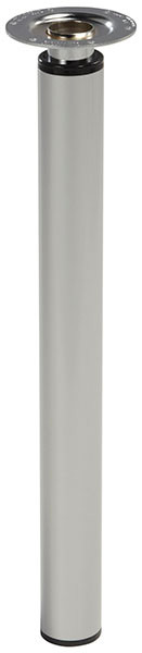 Koyo Adjustable Leg, steel, silver, 60mm
