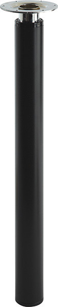 Koyo Adjustable Leg, steel, black textured, 60mm