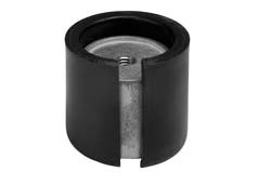 Tube Insert, steel, plastic, zinc-plated/black, M10 x 60mm