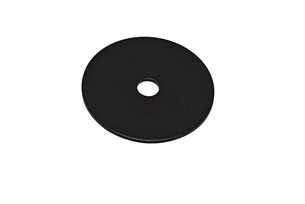 Caster Leg Washer, steel, black, 60mm