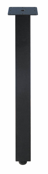 Square Leg, steel, silver aluminum RAL 9006, 710mm