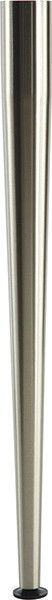 E-Leg Tapered, steel, satin nickel, 710mm
