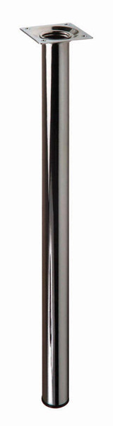Mini-Leg, round, steel, semi-gloss black, 30mm x 500mm