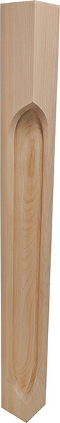 Corner Post, maple, Arcadian, maple, 34 1/2" length