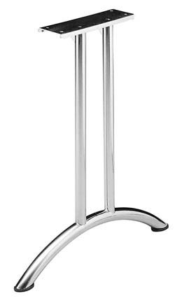 Table Side Base, steel, chrome-plated polished, 700mm