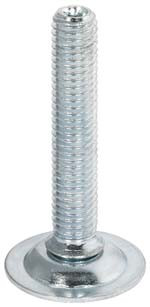 Base Leveler, steel, zinc-plated, M10 x 80mm