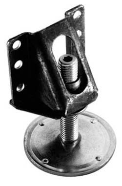 Base Leveler, steel, zinc-plated, M12 x 65mm
