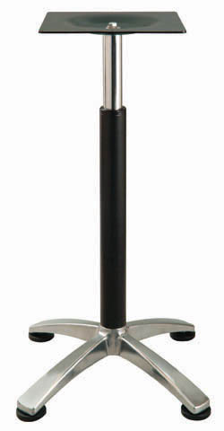 Spider Base, with leveler, zinc, chrome polished, 565mm