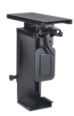 CPU Holder, swivel extension, steel, black, 50-100mm