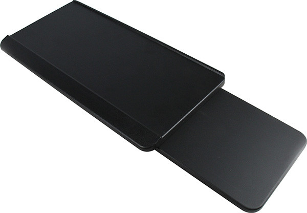 Keyboard Economy Tray, 6421D, with mouse tray, plastic, black