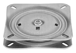 Turntable, 90 degree, 100 kilogram, steel, unfinished, 170mm