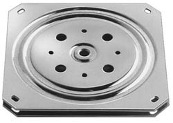 Turntable, 360 degree, 150 kilogram, steel, galvanized, 200mm