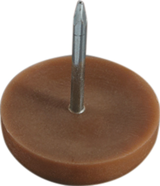 Furniture Glide, plastic, brown, 22mm