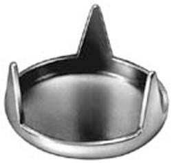 Chair Nail, three-prong, steel, nickel-plated, 15mm