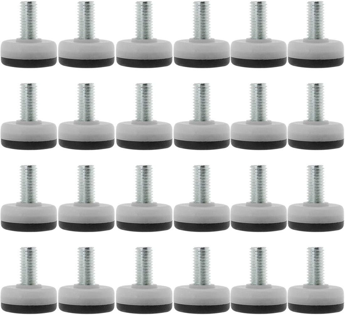 1 Base Leveler, steel, zinc-plated, M10 x 20mm 30mmD B07GL2GXKR