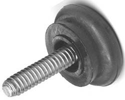 Base Leveler, steel, zinc-plated, 1/4-20 x 22mm