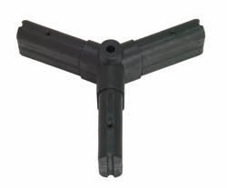 IDEA connector, 45 degree-Y, plastic, black
