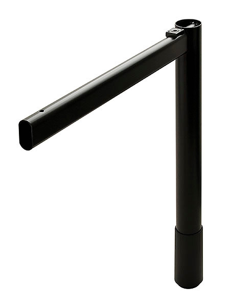 IDEA Leg, steel, black, 578mm