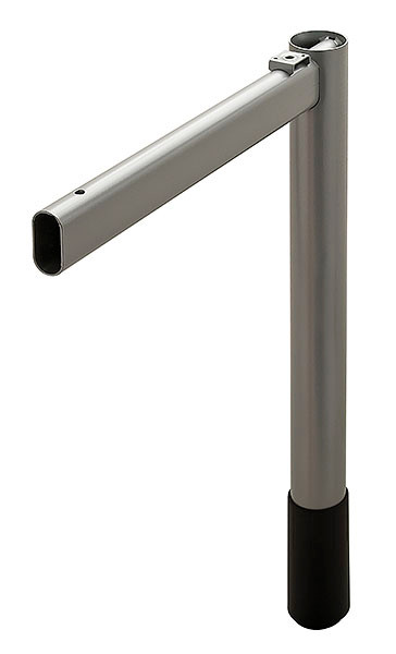 IDEA Leg, steel, silver aluminum, 470mm