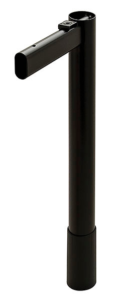 IDEA Leg, 45 degree, steel, black