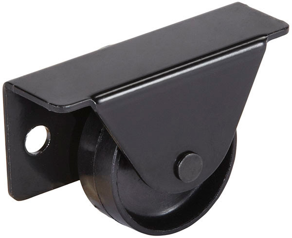 Bedbox Caster, steel, zinc-plated, black, 40 kilogram, 35mm
