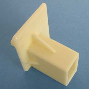 Fixed Rear Socket Left 30mm X 16mm X 42mm - 8mm peg, Pkg of 50