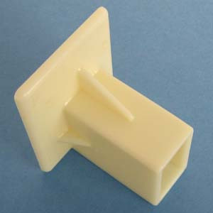 Fixed Rear Socket Right 30mm X 16mm X 42mm - 8mm peg, Pkg of 50