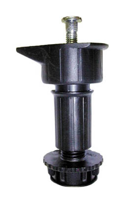 Blum Cabinet and Base Levelers, Screw On Leveler,Black