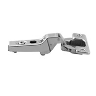 Clip 100D Hinge Half-Cranked, Free Swing, Screw-On