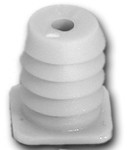 Clip Top Blumotion Square Head Dowel, 8.6Mm Diam. X 12Mm Depth, Nylon