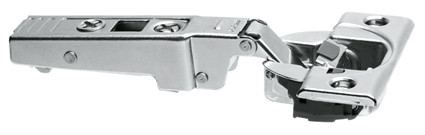 Clip Top Blumotion 95D Thick Door Hinge, Straight-Arm, Self Closing, Screw-On